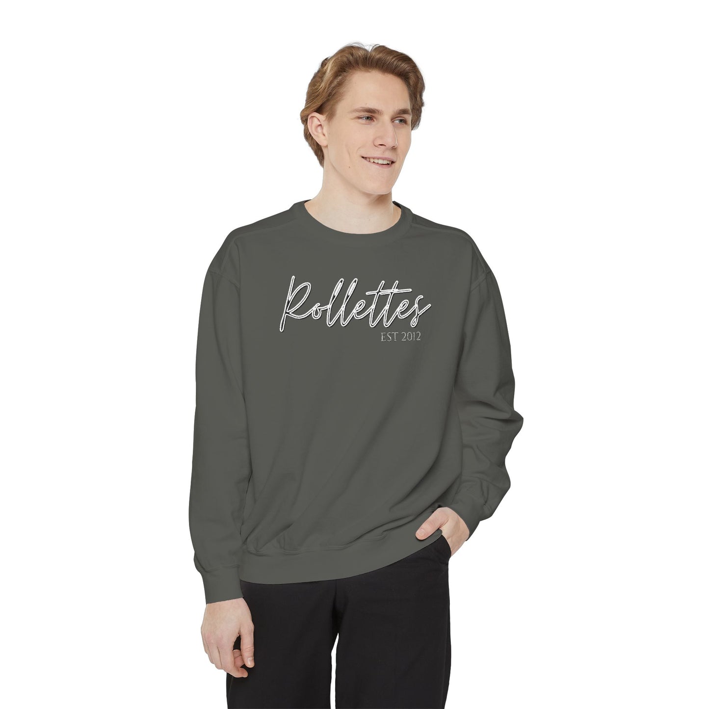 Rollettes Script Logo Comfort Colors Sweatshirt