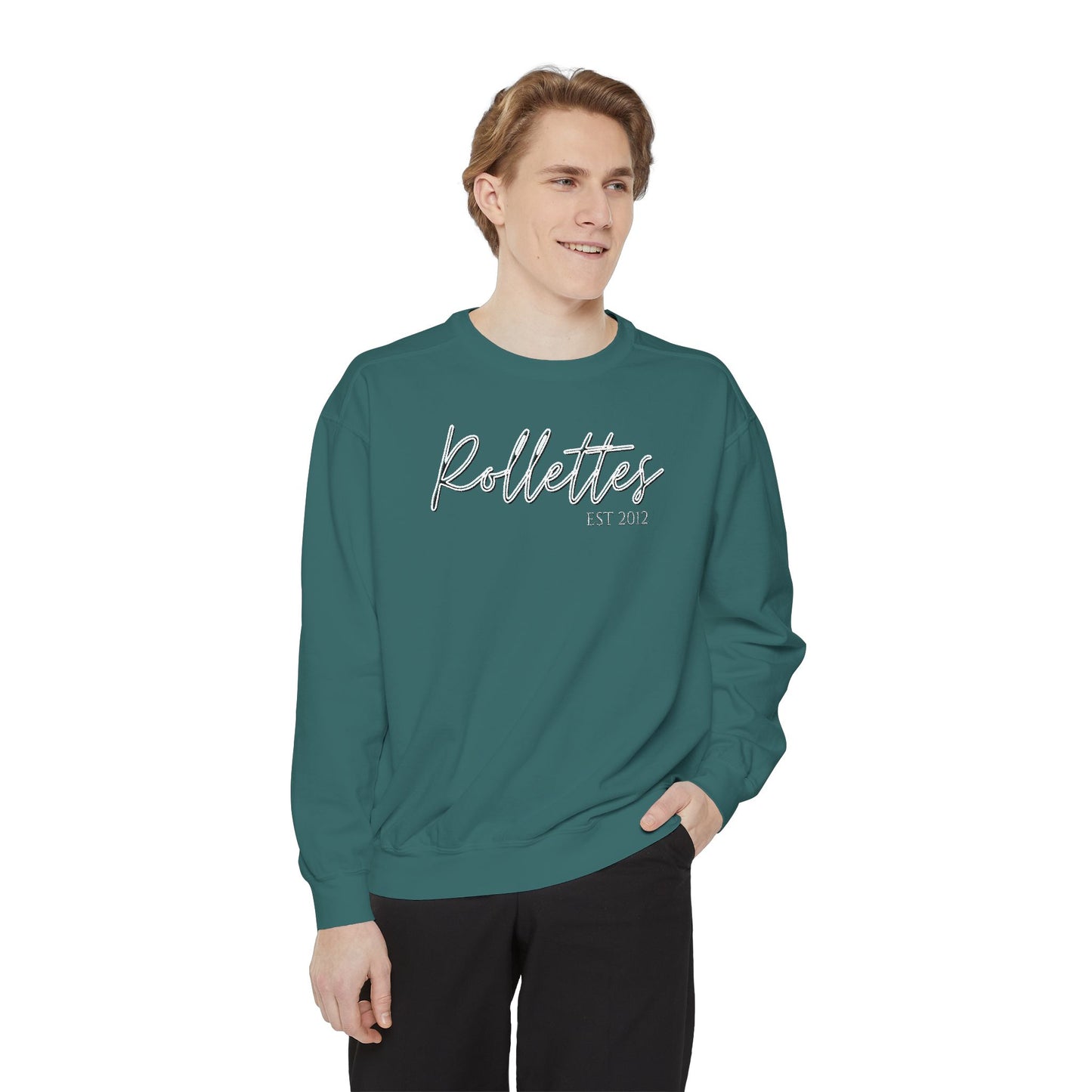 Rollettes Script Logo Comfort Colors Sweatshirt