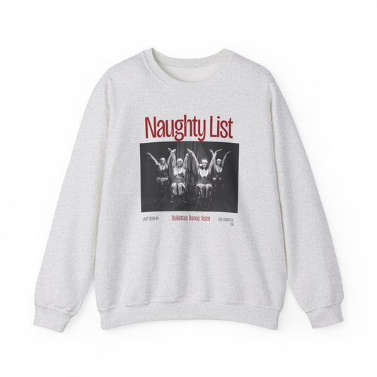 Naughty List Dance Team Christmas Crewneck Sweatshirt