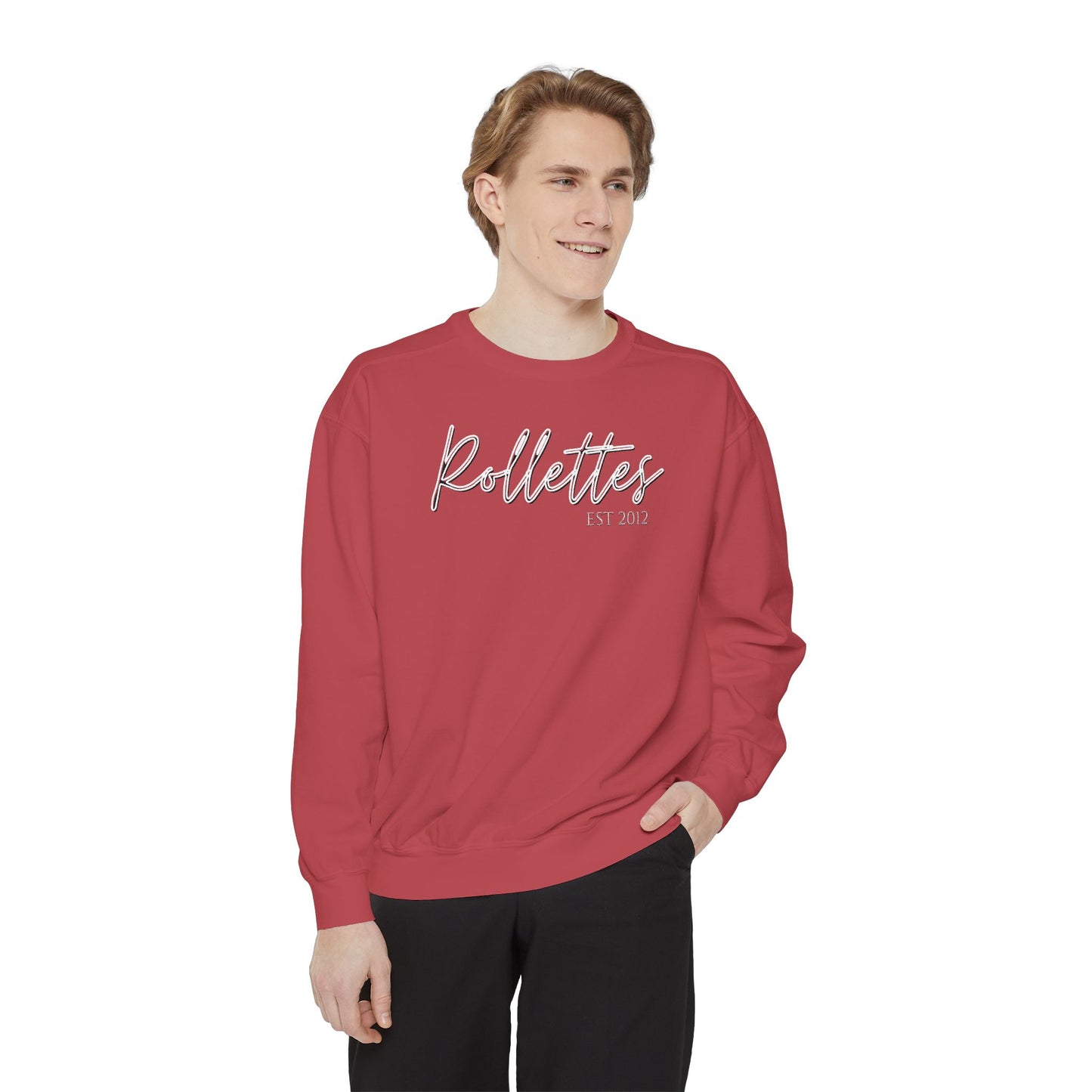 Rollettes Script Logo Comfort Colors Sweatshirt