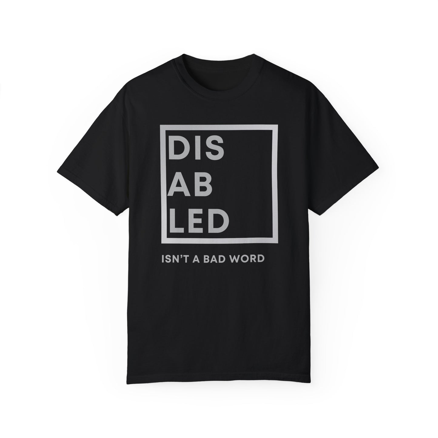 DIABW Gray Black Comfort Colors Tee