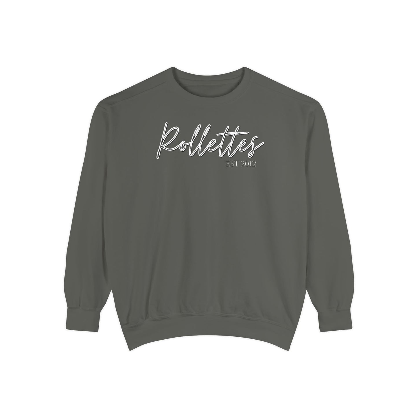 Rollettes Script Logo Comfort Colors Sweatshirt